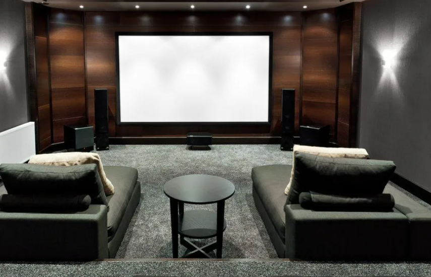 Home cinema installation